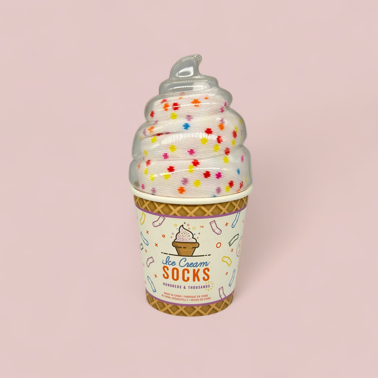 Hundreds & Thousands Ice Cream Socks