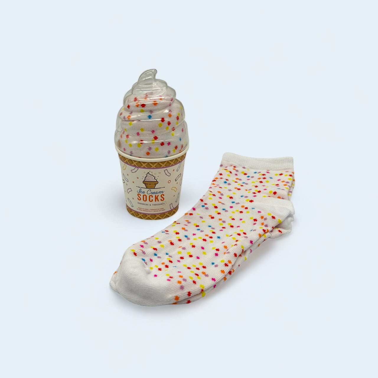 Hundreds & Thousands Ice Cream Socks