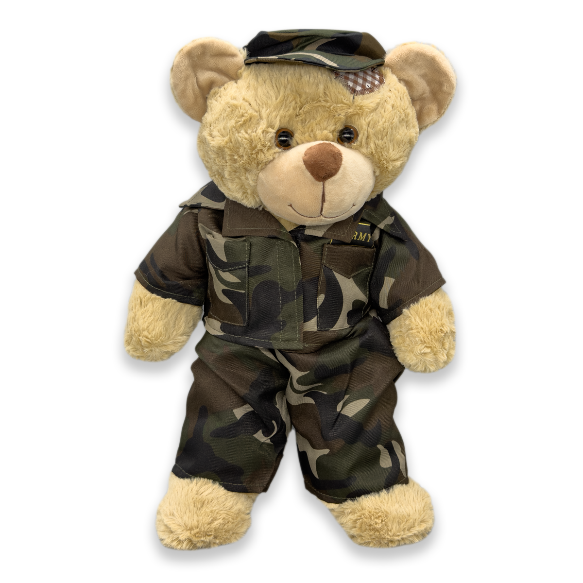 Army stuffed bear hotsell